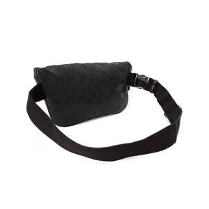 Gucci Bum Belt GG Crossbody Body Imprime Black Bag